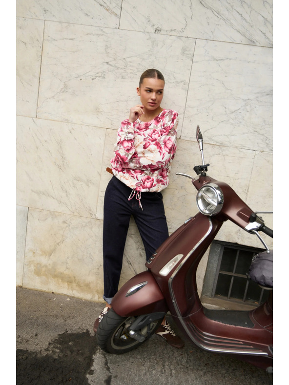 Moodo Cvetlična jopica rožnata Moodo