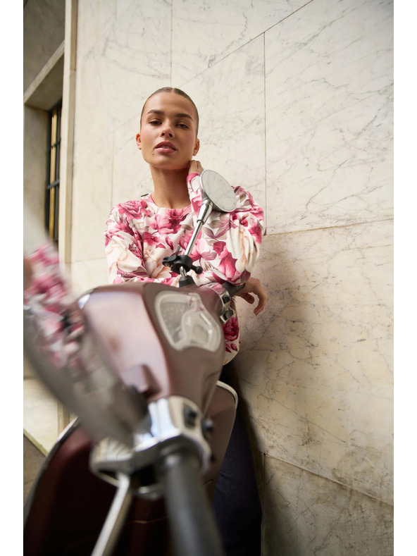 Moodo Cvetlična jopica rožnata Moodo