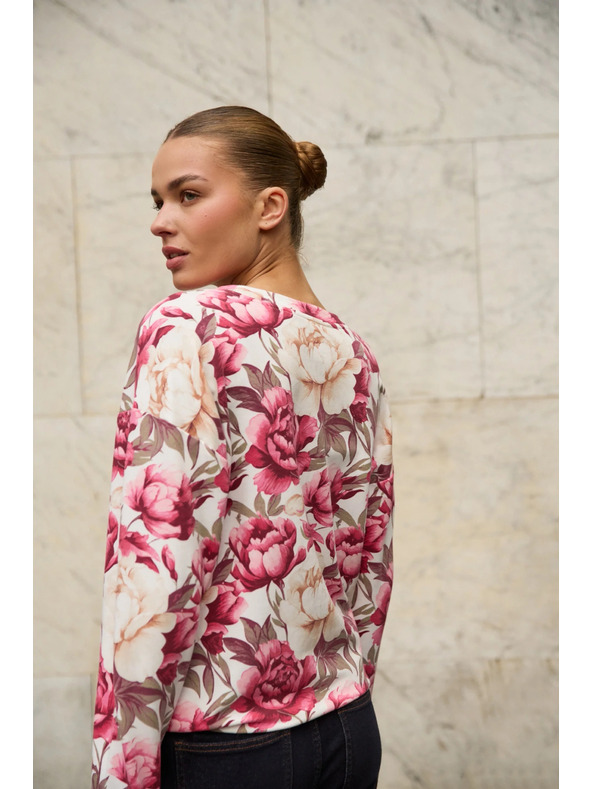 Moodo Cvetlična jopica rožnata Moodo