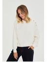 Moodo Jopica z okrasnimi gumbi ecru Moodo