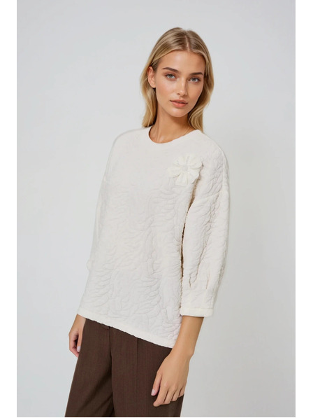 Moodo Jopica iz strukturiranega materiala bela Moodo