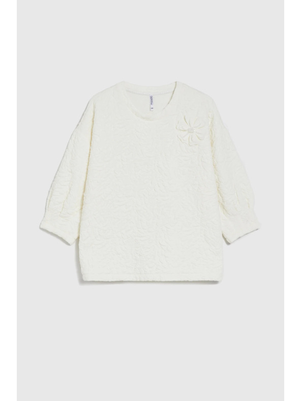 Moodo Jopica iz strukturiranega materiala bela Moodo