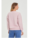 Moodo Pulover s cvetkami rožnat Moodo