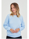 Moodo Bluza za oblačenje čez glavo svetlo modra Moodo