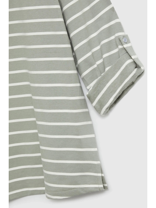 Moodo Bluza v progah olivna Moodo