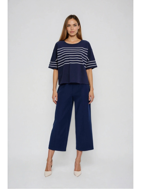 Moodo Prugasta jopica temno modra Moodo