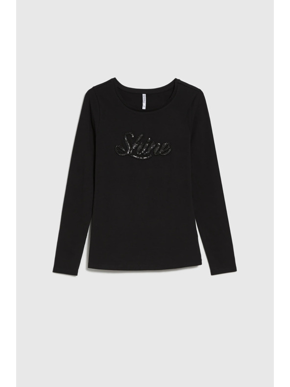 Moodo Bluza s pasjedicami črna Moodo