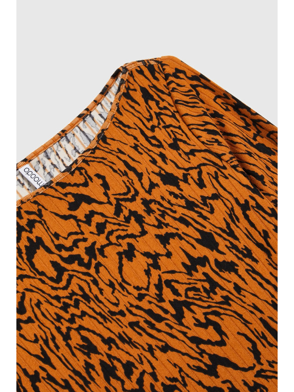 Moodo Top z motivom rjav Moodo