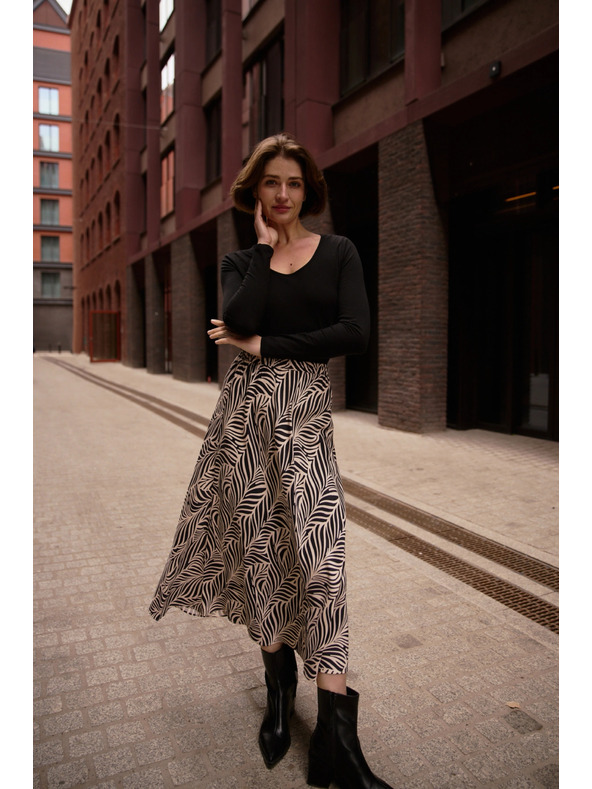 Moodo Bombažna majica črna Moodo