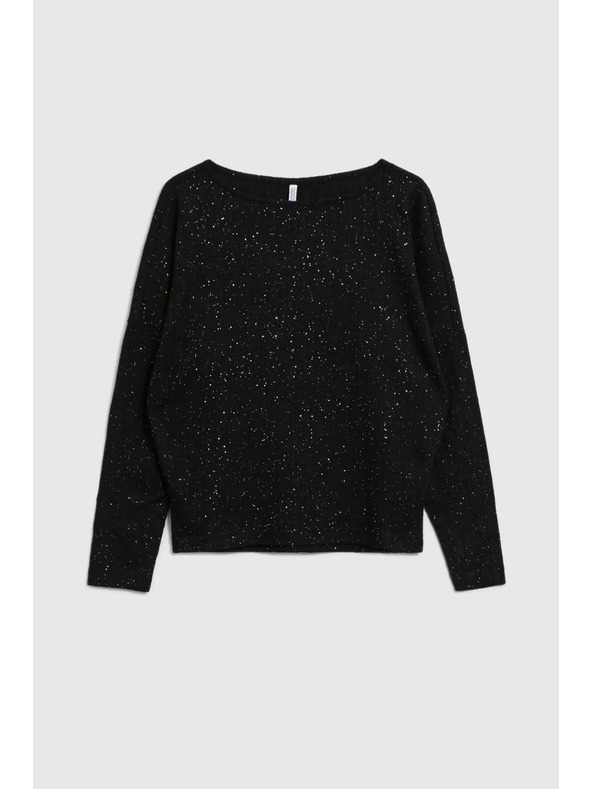 Moodo Sijoč top črne barve Moodo