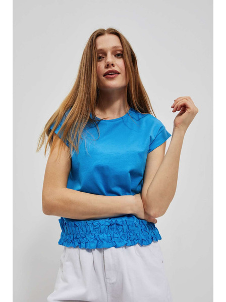 Moodo Gladka azurna majica Moodo