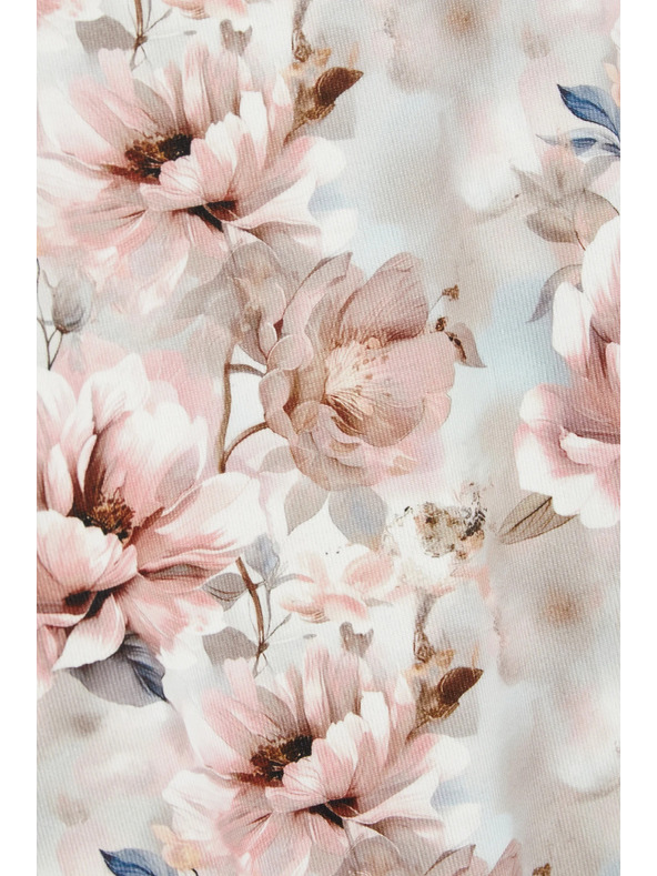 Moodo Roza cvetlična bluza Moodo