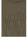 Moodo Olivna bluza z žepi Moodo