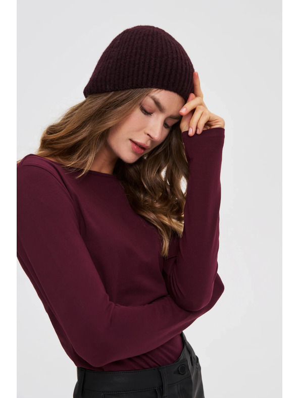 Moodo Kapa vinsko rdeče barve Moodo