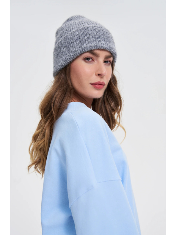 Moodo Kapa z volno sive barve Moodo