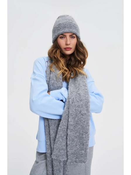 Moodo Kapa z volno sive barve Moodo