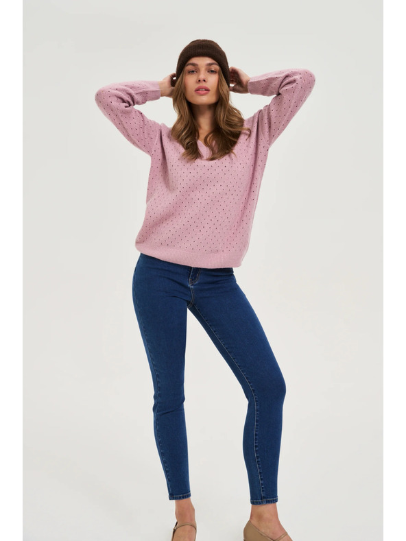 Moodo Kapa z volno rjave barve Moodo