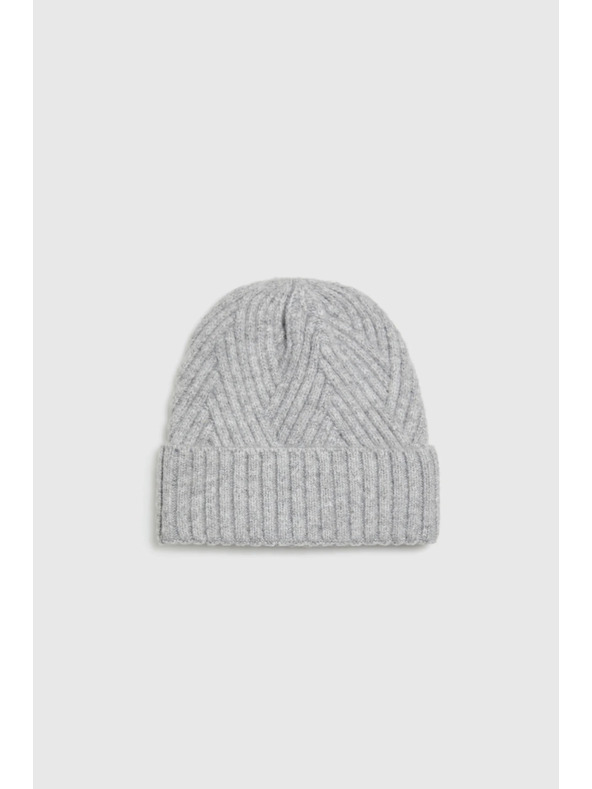 Moodo Kapa iz volne svetlo sive barve Moodo