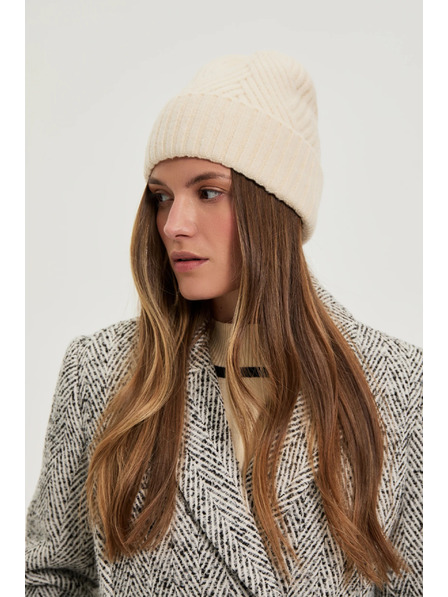 Moodo Kapa iz volne svetlo bežaste barve Moodo