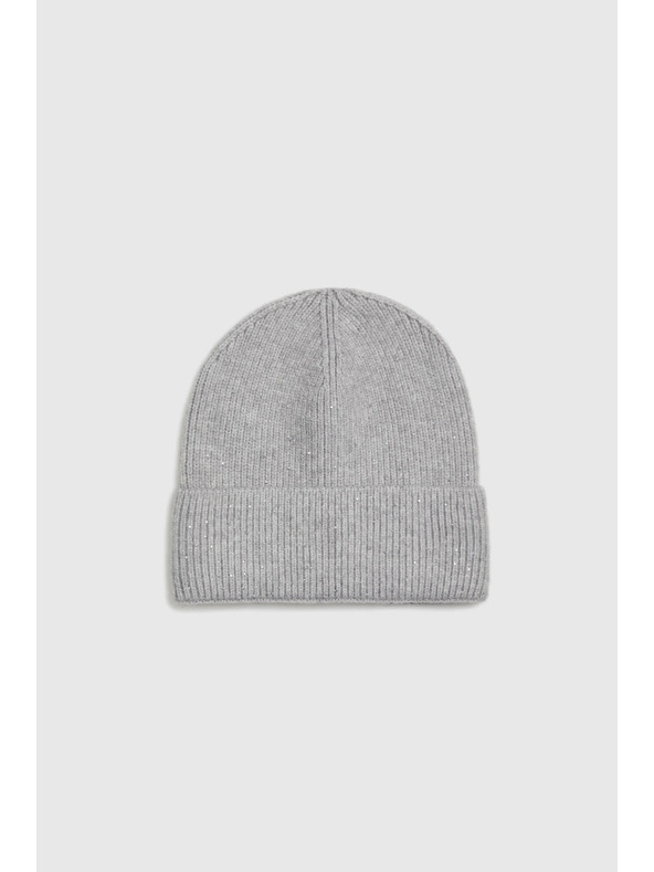 Moodo Kapa s cekini sive barve Moodo