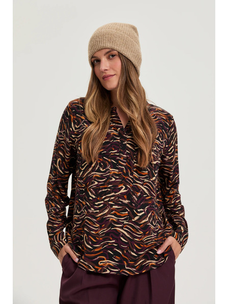 Moodo Zimska kapa bežaste barve Moodo