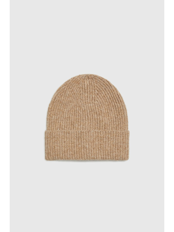 Moodo Zimska kapa bežaste barve Moodo