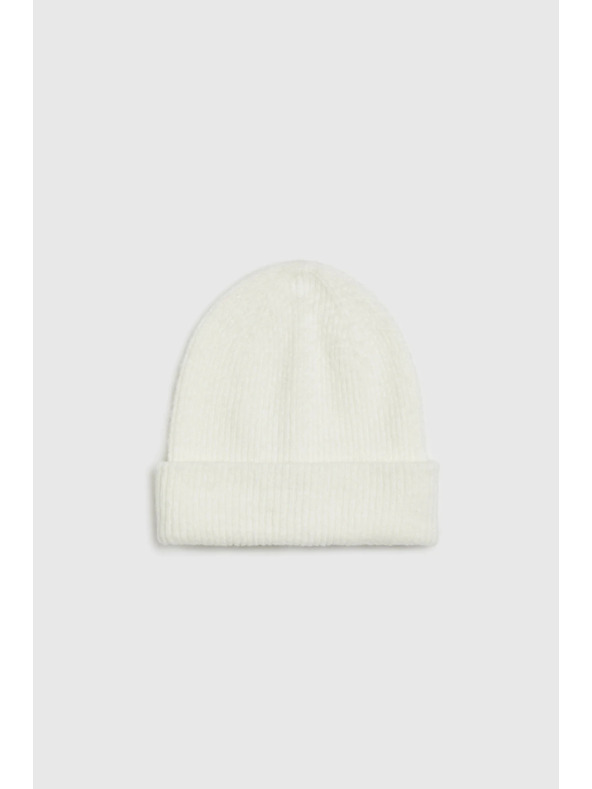 Moodo Kapa z metalnim nitjo bele barve Moodo