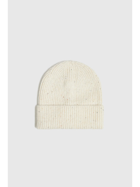 Moodo Kapa okrašena s cekini bele barve Moodo