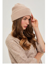 Moodo Kapa z metalnim nitjo bežaste barve Moodo