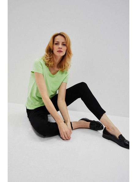 Moodo Skinny džínsy s srednjim pasom črne barve Moodo