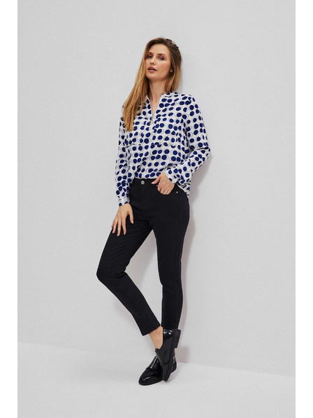 Moodo Grafitne push up džínsy Moodo