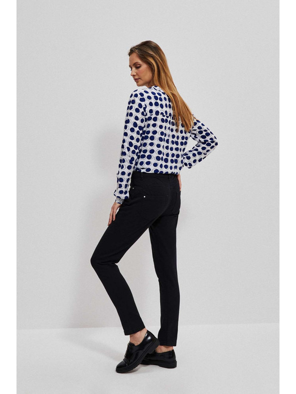 Moodo Grafitne push up džínsy Moodo