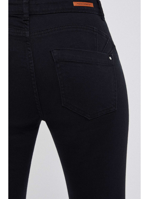 Moodo Grafitne push up džínsy Moodo