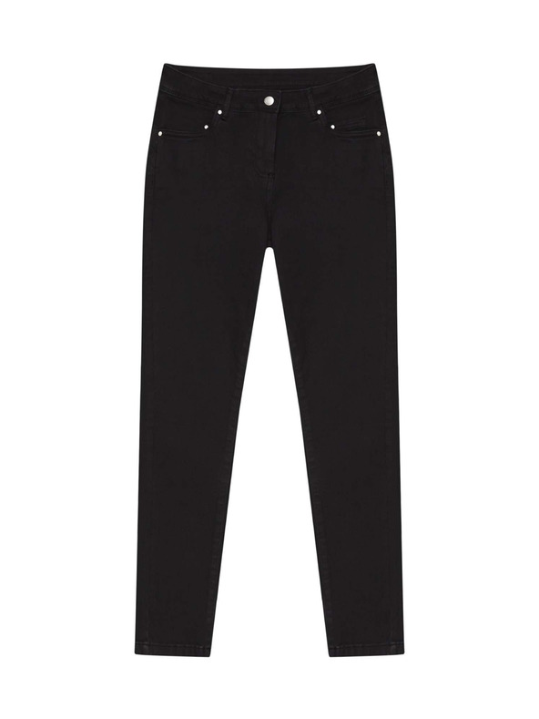 Moodo Grafitne push up džínsy Moodo