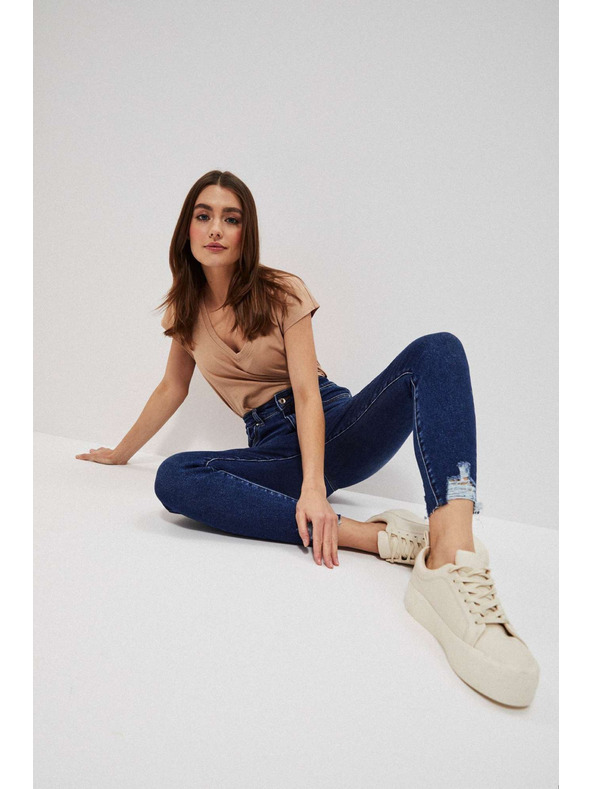 Moodo Džínsy extra visokega pasu Moodo