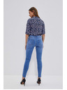 Moodo Modre push up džínsy Moodo