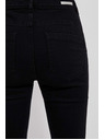 Moodo Ozke džínsy z gumbom in zadrgo črne barve Moodo