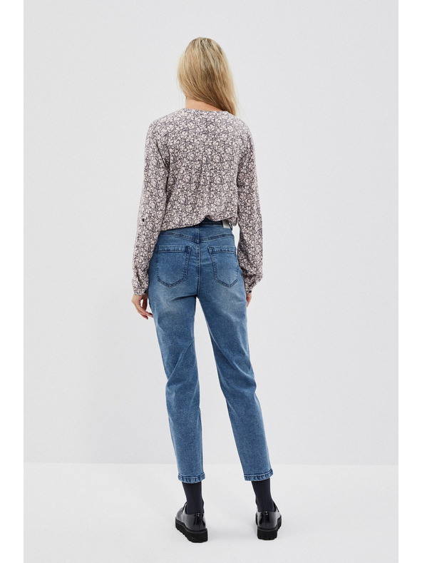 Moodo Džínsaste hlače z visokim pasom Moodo