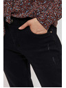 Moodo Črne džínsy z ravnim krojem Moodo