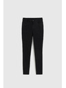 Moodo Črne ozke jeans hlače Moodo