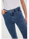 Moodo Modre skinny jeans hlače Moodo