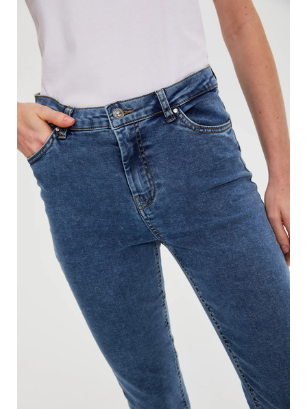 Moodo Modre skinny jeans hlače Moodo