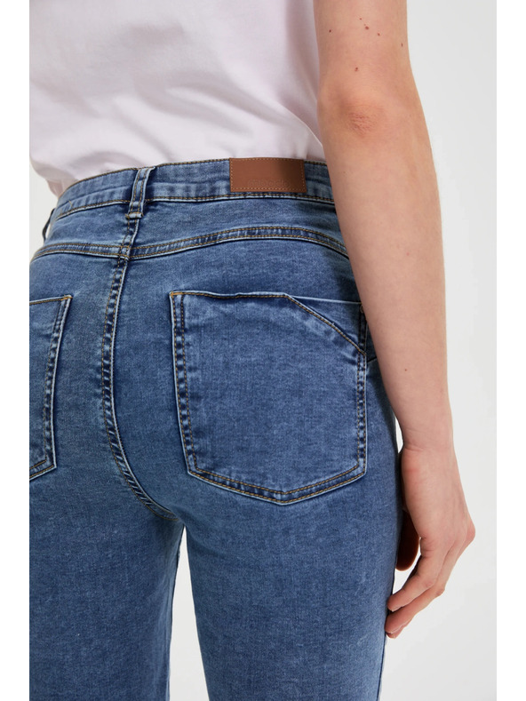 Moodo Modre skinny jeans hlače Moodo
