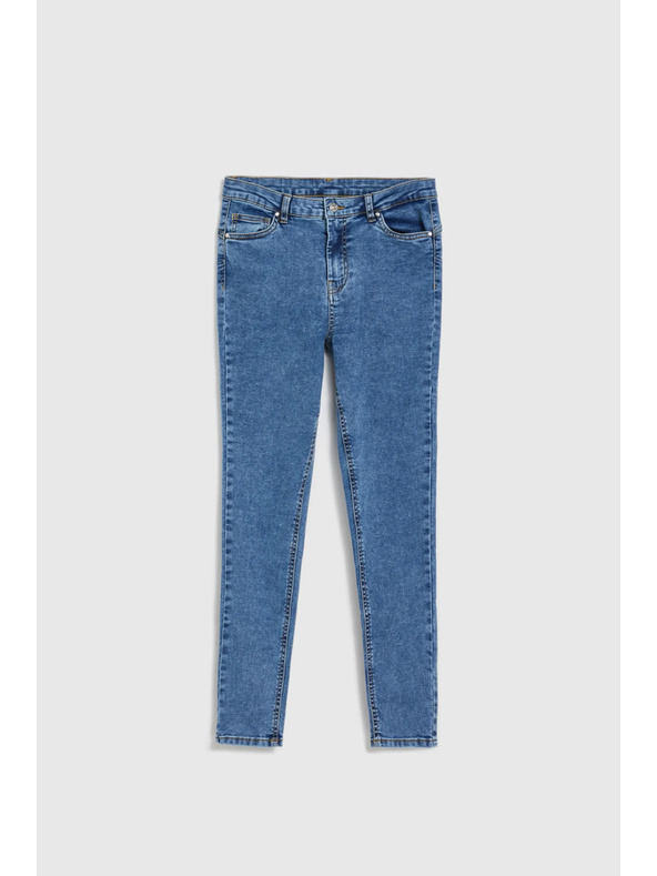 Moodo Modre skinny jeans hlače Moodo