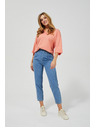Moodo Jeans slouchy hlače z visokim pasom Moodo