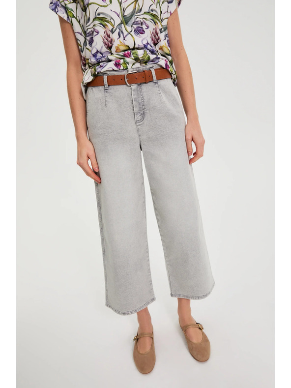 Moodo Sive jeans hlače z wide leg krojem Moodo