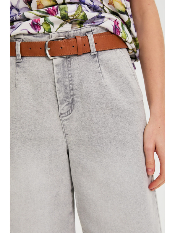 Moodo Sive jeans hlače z wide leg krojem Moodo