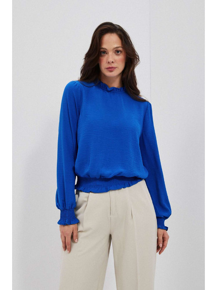 Moodo Gladka srajca modra Moodo