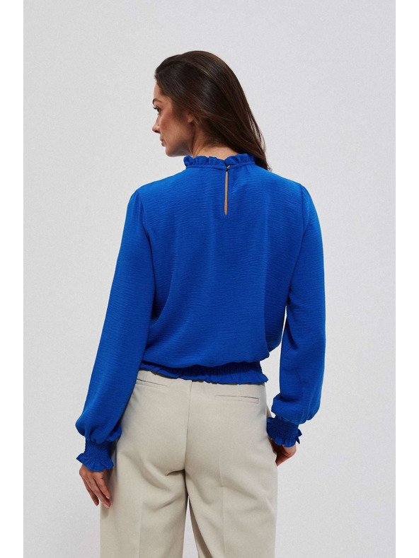 Moodo Gladka srajca modra Moodo