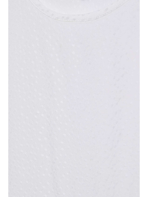 Moodo Biserna bluza z okrasnimi rokavi Moodo